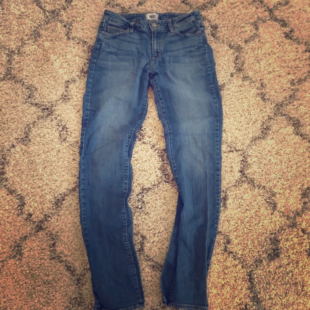 Paige denim size 30 jeans stretch straight leg
